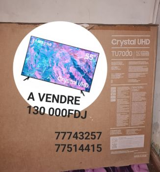 Samsung TV 55 4K Smart UHD Crystal 2023, Négociable