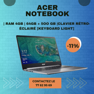 Ordinateur portable Acer Notebook N20h2 64 Go, 4 Go RAM