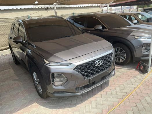 Hyundai Santa Fe 2021, gris, diesel, automatique