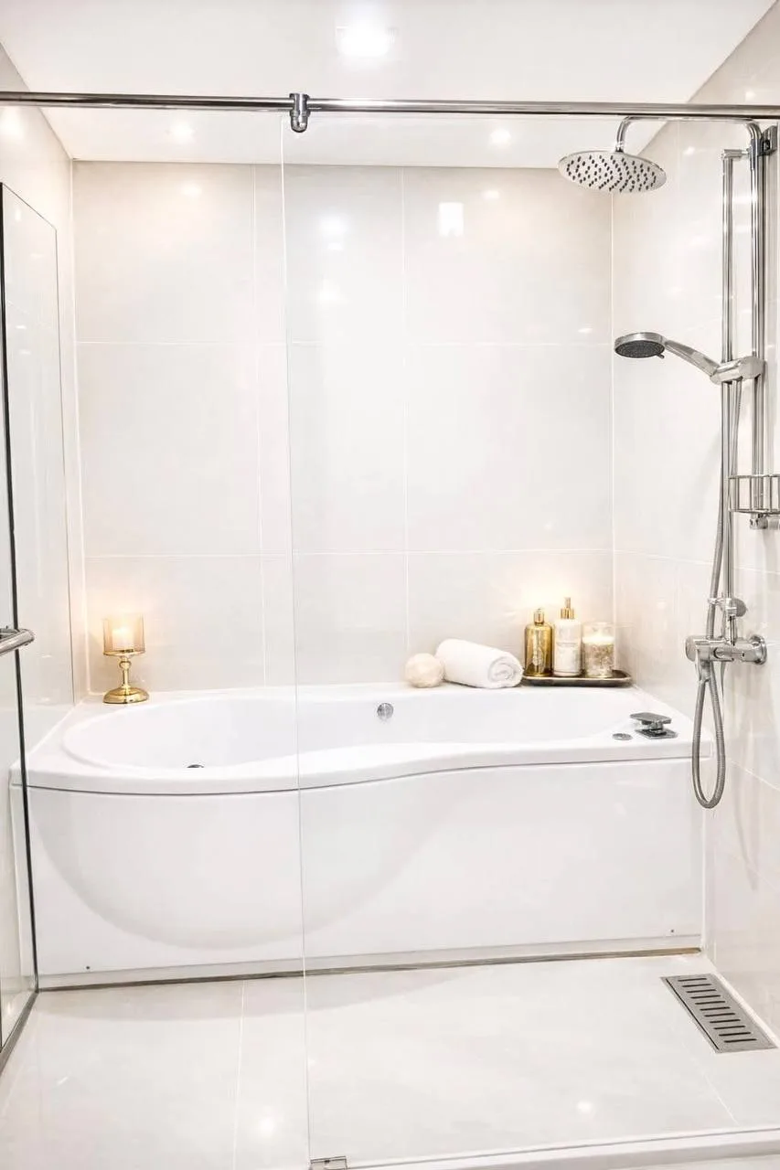 1 bedroom condo for rent in Sukhumvit Bangkok - bathroom and modern finishes