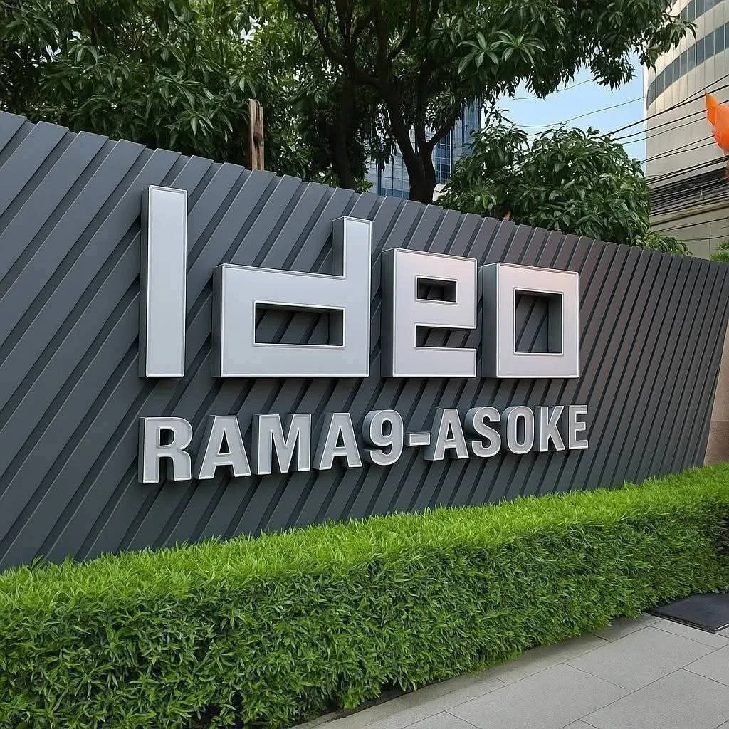 2 bedroom condo for rent in Rama 9 Bangkok - bathroom and modern finishes