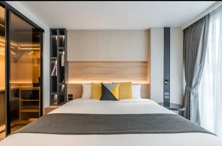 1 bedroom apartment for rent in Ekkamai Bangkok - bathroom and modern finishes