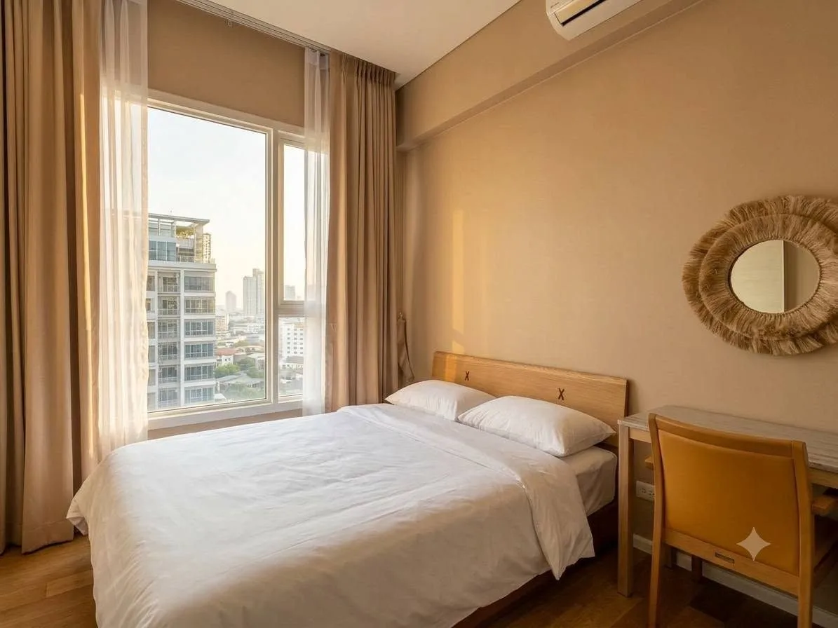 1 bedroom condo for rent in Chatuchak Bangkok - kitchen and dining area