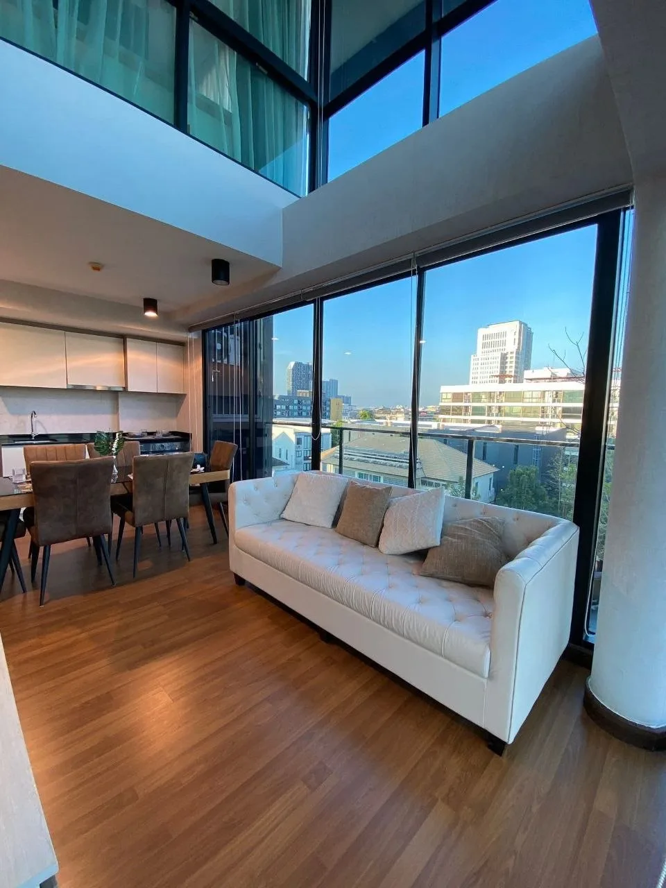 2 bedroom condo for sale in Sukhumvit Bangkok - balcony perspective