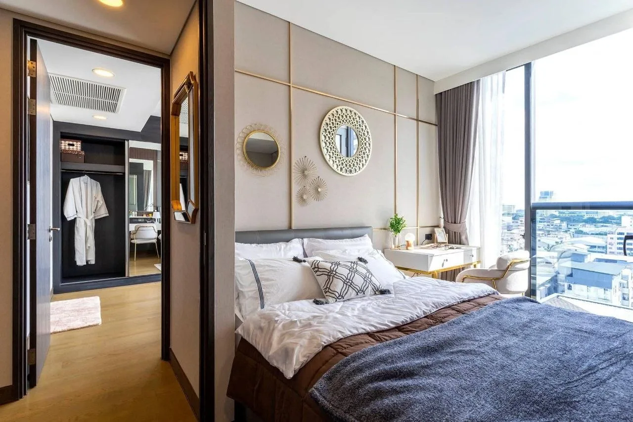 2 bedroom condo for rent in Sukhumvit Bangkok - bathroom and modern finishes