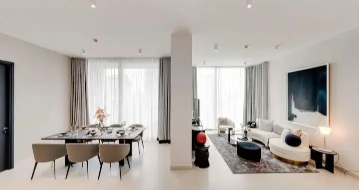 2 bedroom condo for rent in Sathorn Bangkok - kitchen and dining area