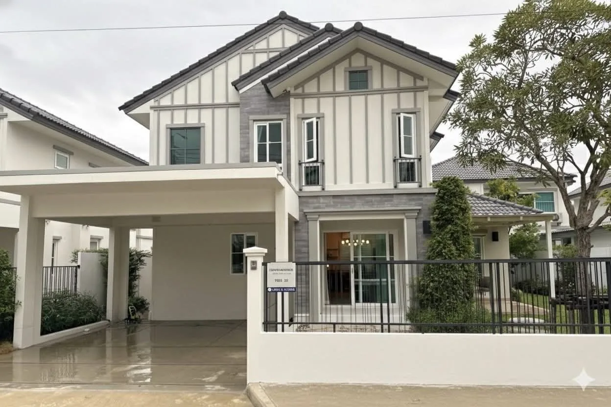 4 bedroom house for rent in Bang Na Bangkok - kitchen and dining area
