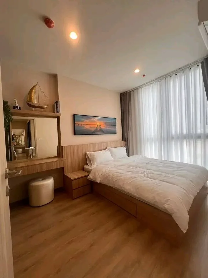 1 bedroom condo for rent in Rama 9 Bangkok - master bedroom interior