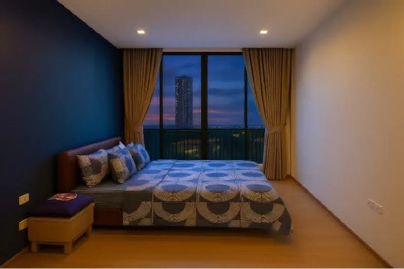 2 bedroom condo for rent in On Nut Bangkok - bathroom and modern finishes