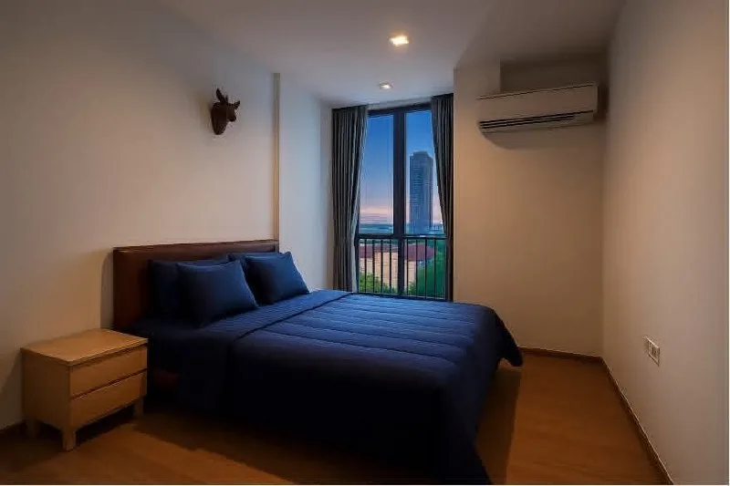 2 bedroom condo for rent in On Nut Bangkok - balcony perspective