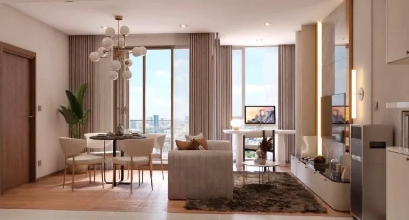 1 bedroom condo for rent in Ekkamai Bangkok - bathroom and modern finishes