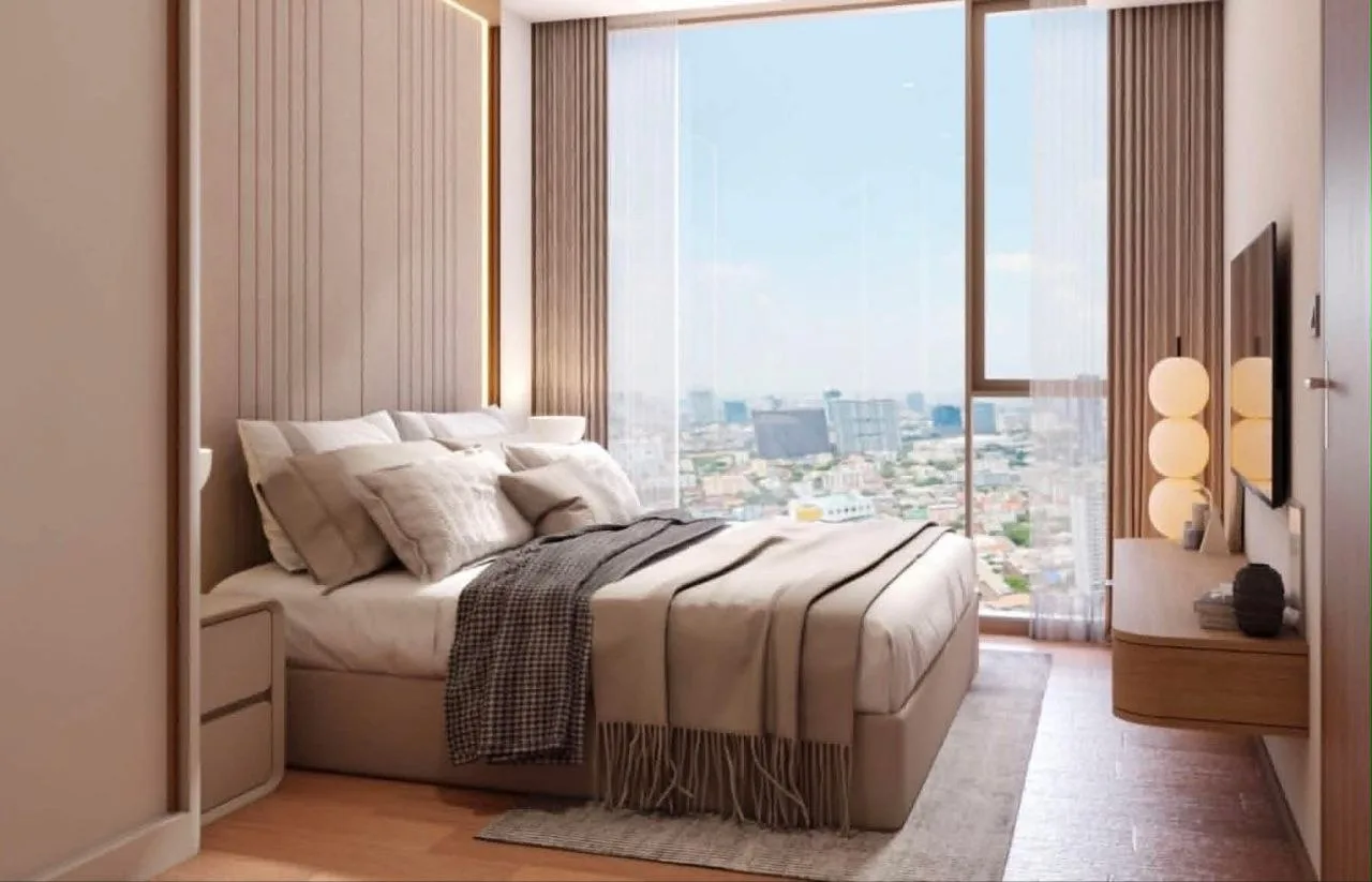 1 bedroom condo for rent in Ekkamai Bangkok - swimming pool and building amenities
