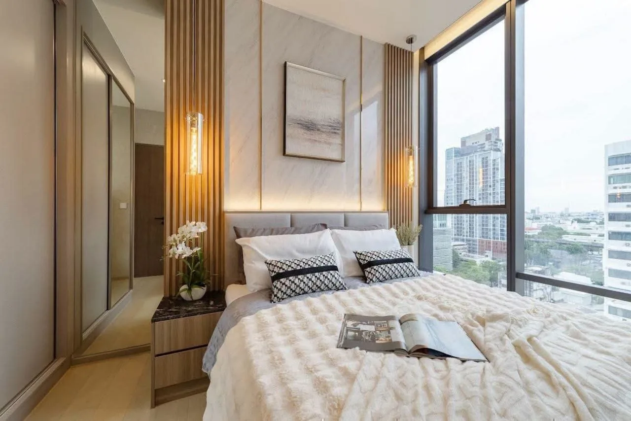 1 bedroom condo for rent in Rangnam Bangkok - bathroom and modern finishes