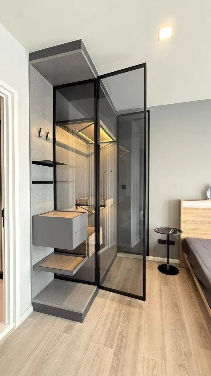 1 bedroom condo for rent in Rama 3 Bangkok - balcony perspective