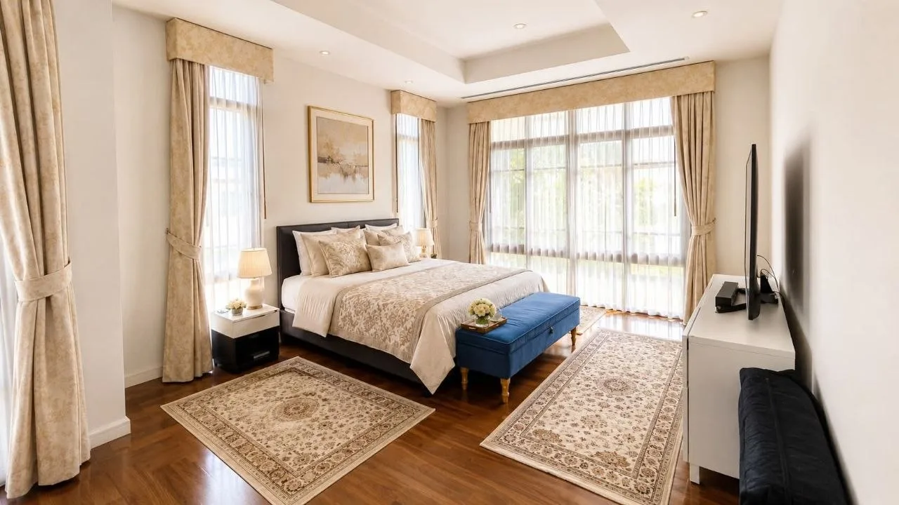 4 bedroom house for rent in Sukhumvit Bangkok - swimming pool and building amenities