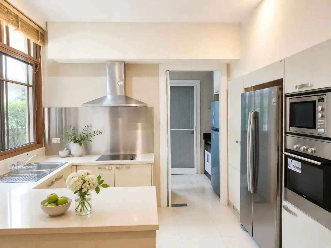 4 bedroom house for rent in Sukhumvit Bangkok - kitchen and dining area