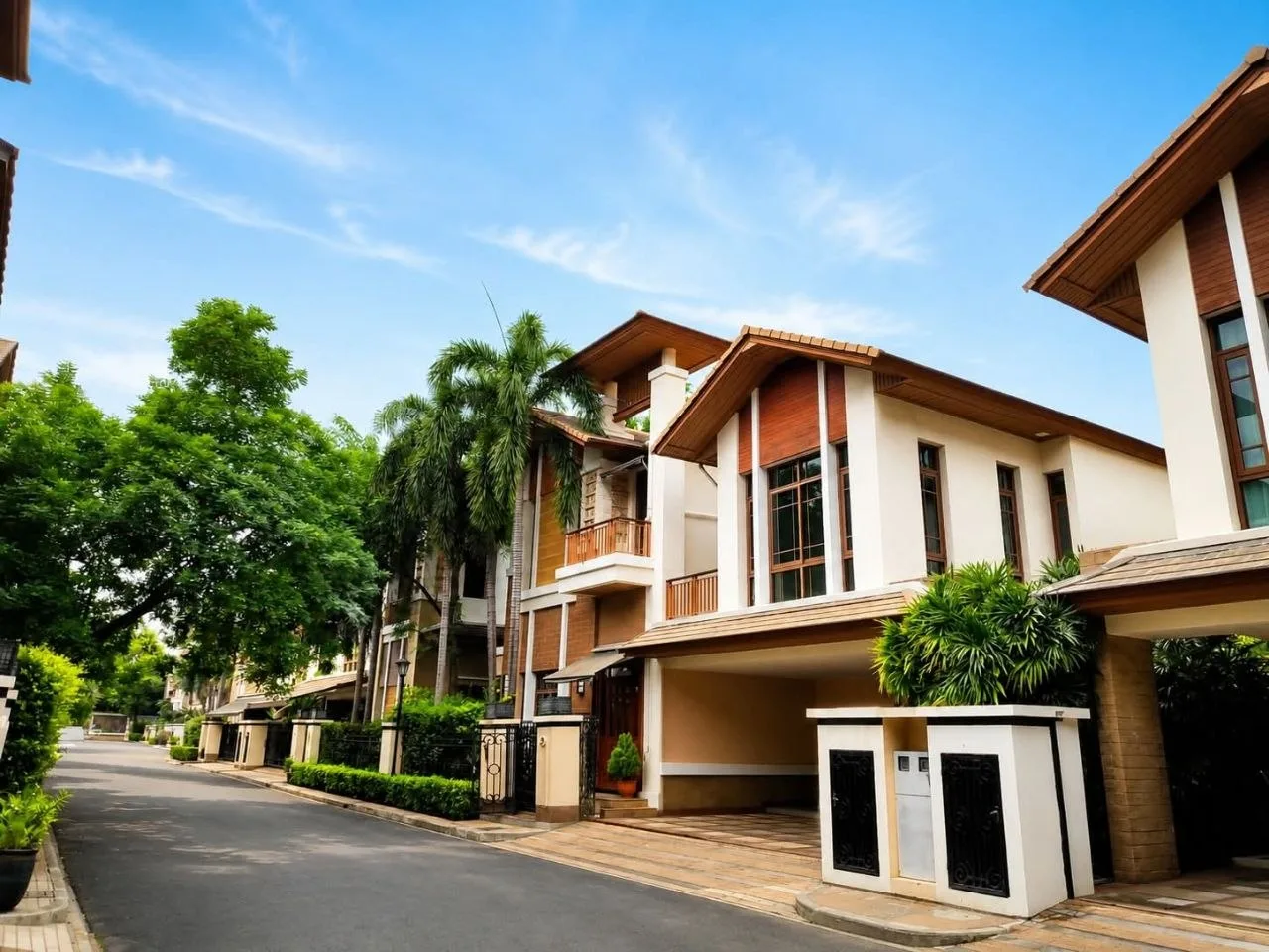 4 bedroom house for rent in Sukhumvit Bangkok - living room view