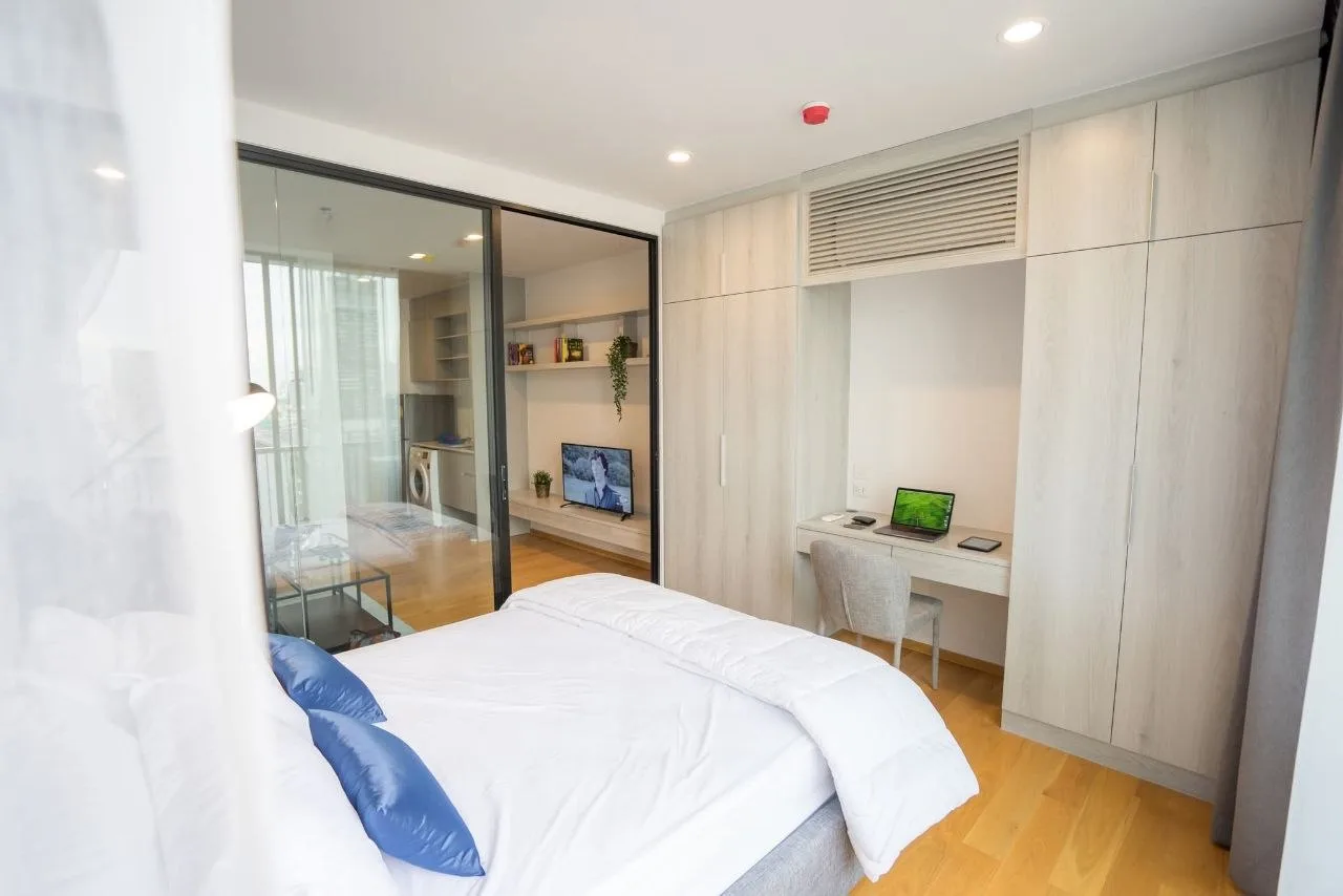 1 bedroom condo for rent in Sathorn Bangkok - kitchen and dining area