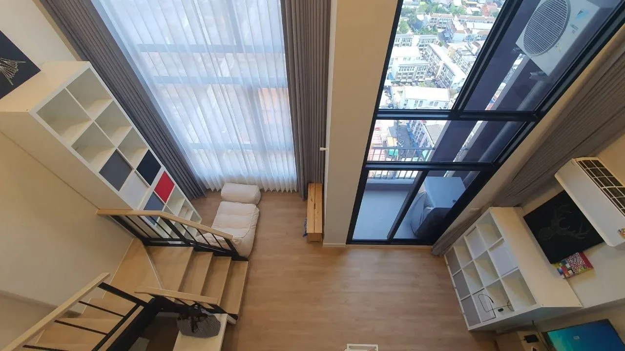 1 bedroom condo for rent in Rama 3 / Suksawat Bangkok - master bedroom interior