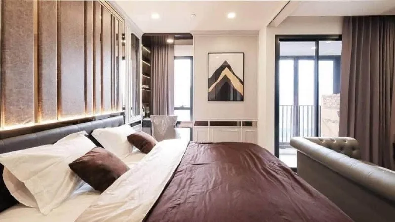 1 bedroom condo for rent in Silom Bangkok - bathroom and modern finishes