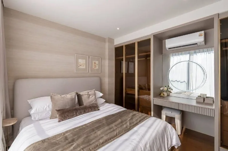 1 bedroom condo for rent in Sukhumvit Bangkok - master bedroom interior