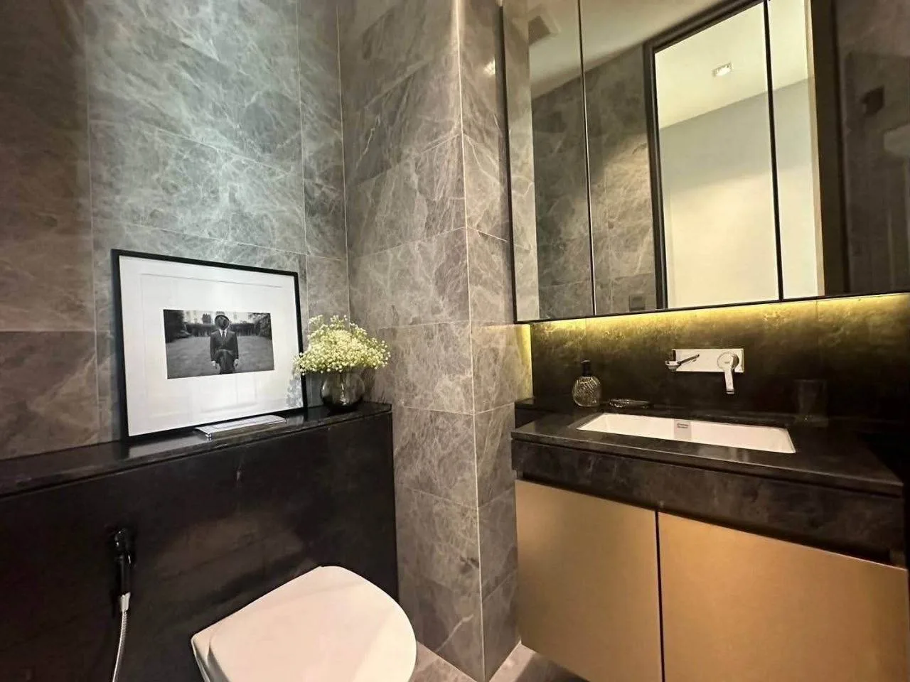 2 bedroom condo for rent in Chit Lom / Ploenchit Bangkok - bathroom and modern finishes