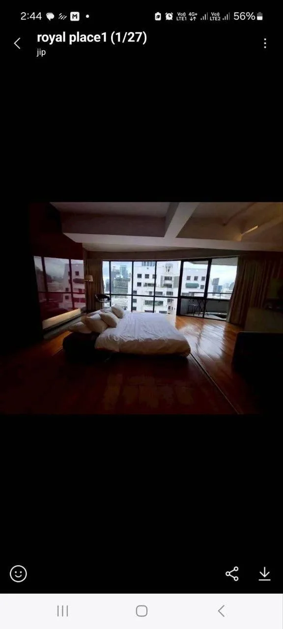 1 bedroom condo for rent in Rama 9 Bangkok - master bedroom interior