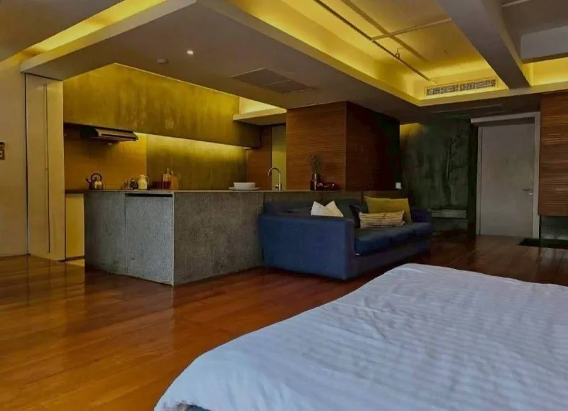 1 bedroom condo for rent in Rama 9 Bangkok - master bedroom interior