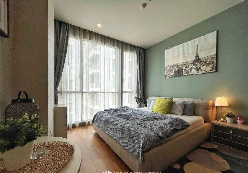 1 bedroom condo for rent in Thong Lo Bangkok - balcony perspective