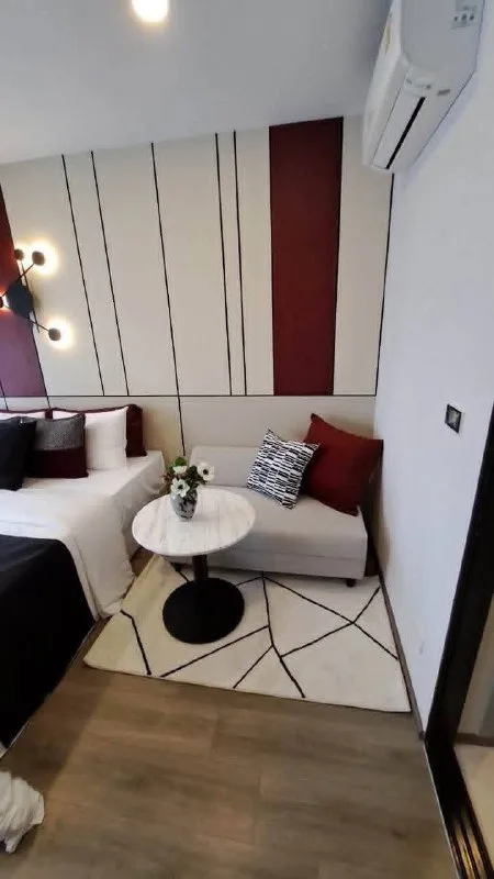 1 bedroom condo for rent in Huai Khwang Bangkok - master bedroom interior