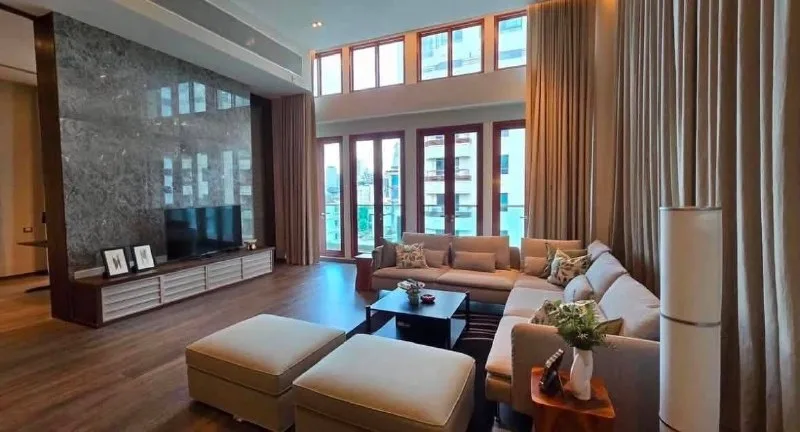 The Crest Ruamrudee 3-Bedroom Luxury Condo for Rent
