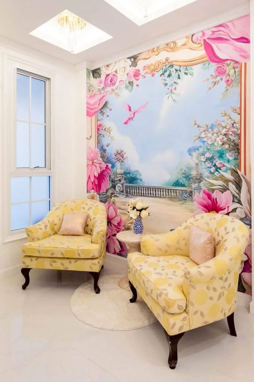 3 bedroom house for rent in Ladprao Bangkok - living room view
