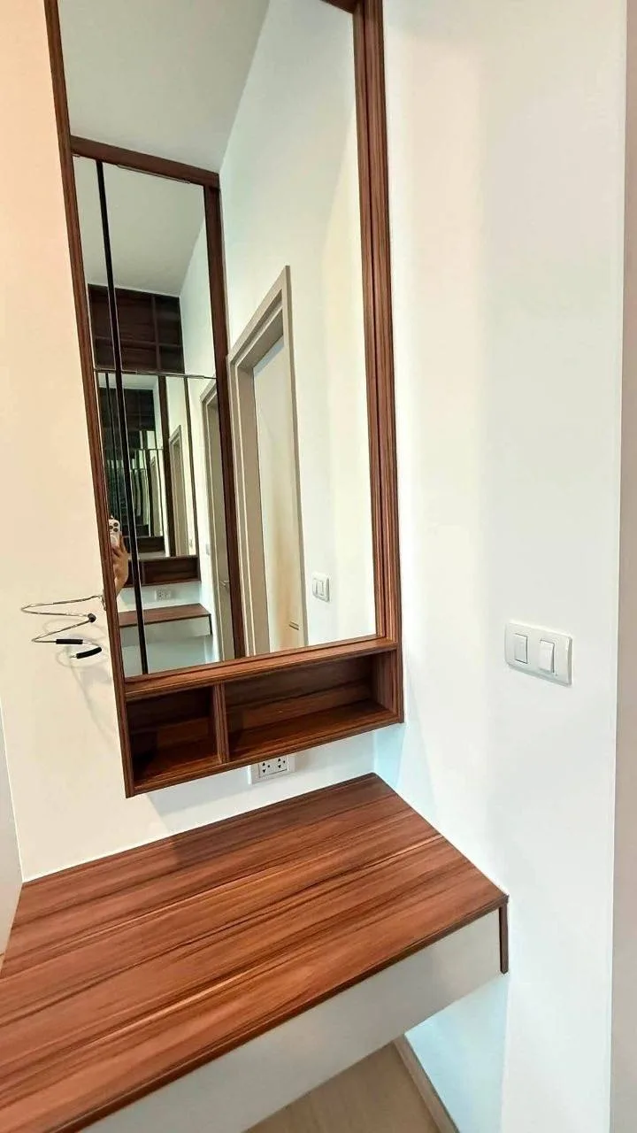 1 bedroom condo for rent in Thong Lo Bangkok - bathroom and modern finishes