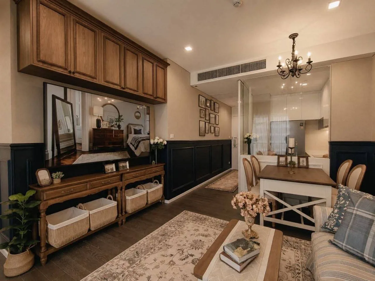 2 bedroom condo for rent in Ladprao Bangkok - master bedroom interior