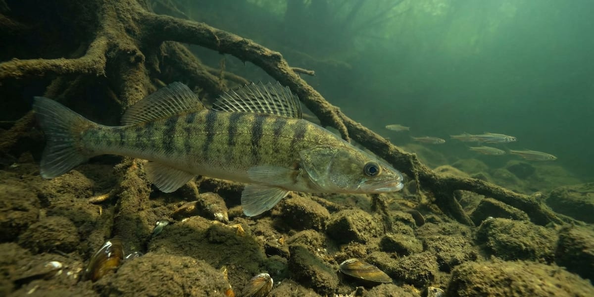 Photo de Sandre dans son milieu