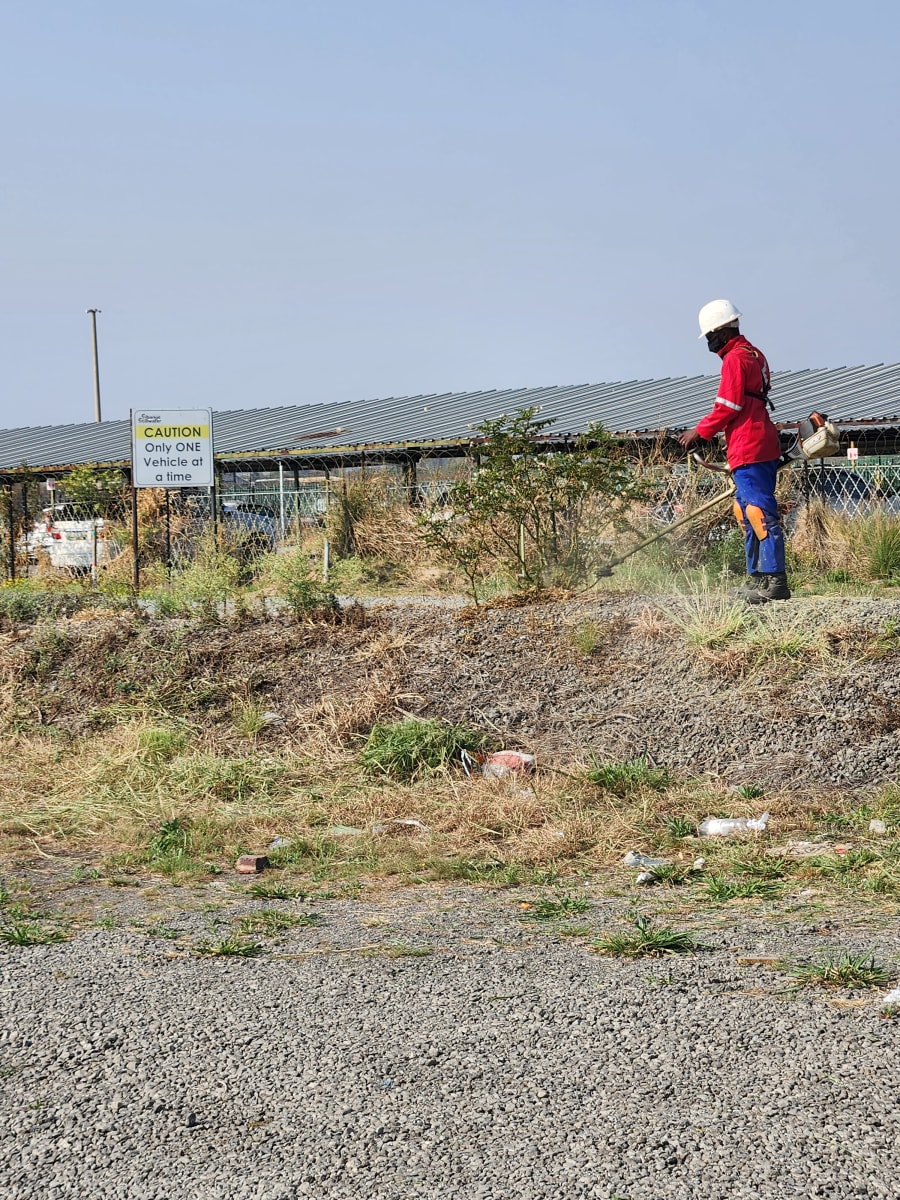 Grass cutting — Sibanye Stillwater, Rustenburg