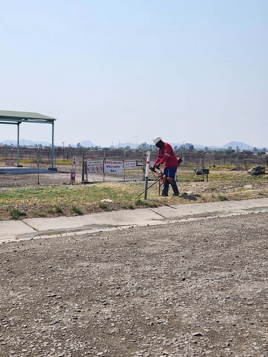 Restricted zone grass cutting — Sibanye Stillwater