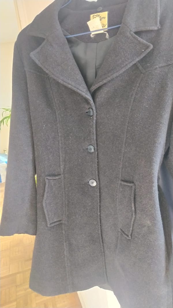 Photo de manteau hiver femme gris foncé 40