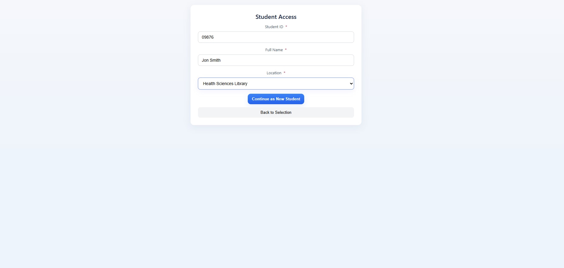 SemesterShiftBuilder: Student availability form (2)