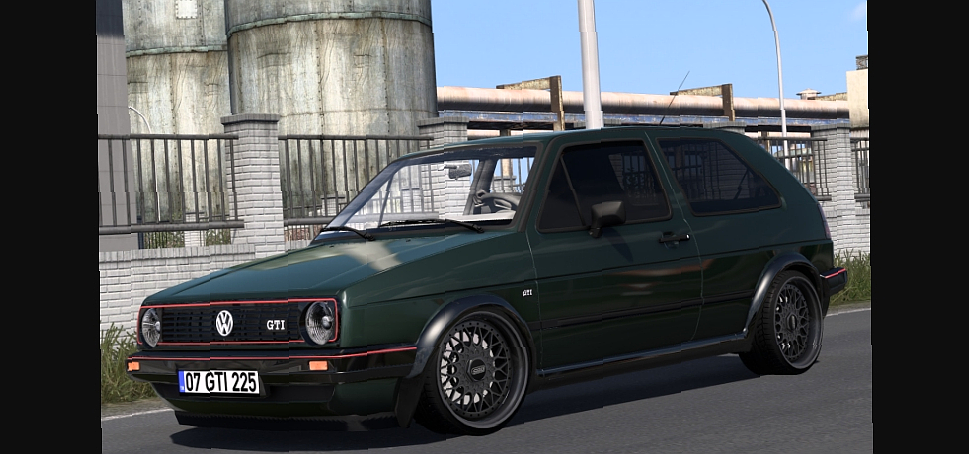 МОД Volkswagen Golf GTI 16V MK2 v3.8 ДЛЯ EURO TRUCK SIMULATOR 2