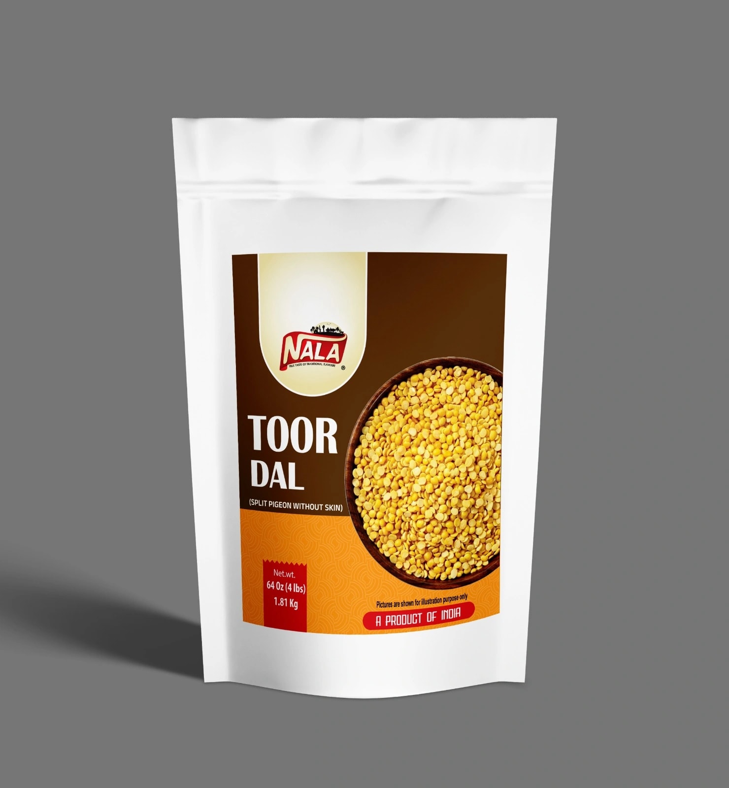 NALA TOOR DAL - 4 LB