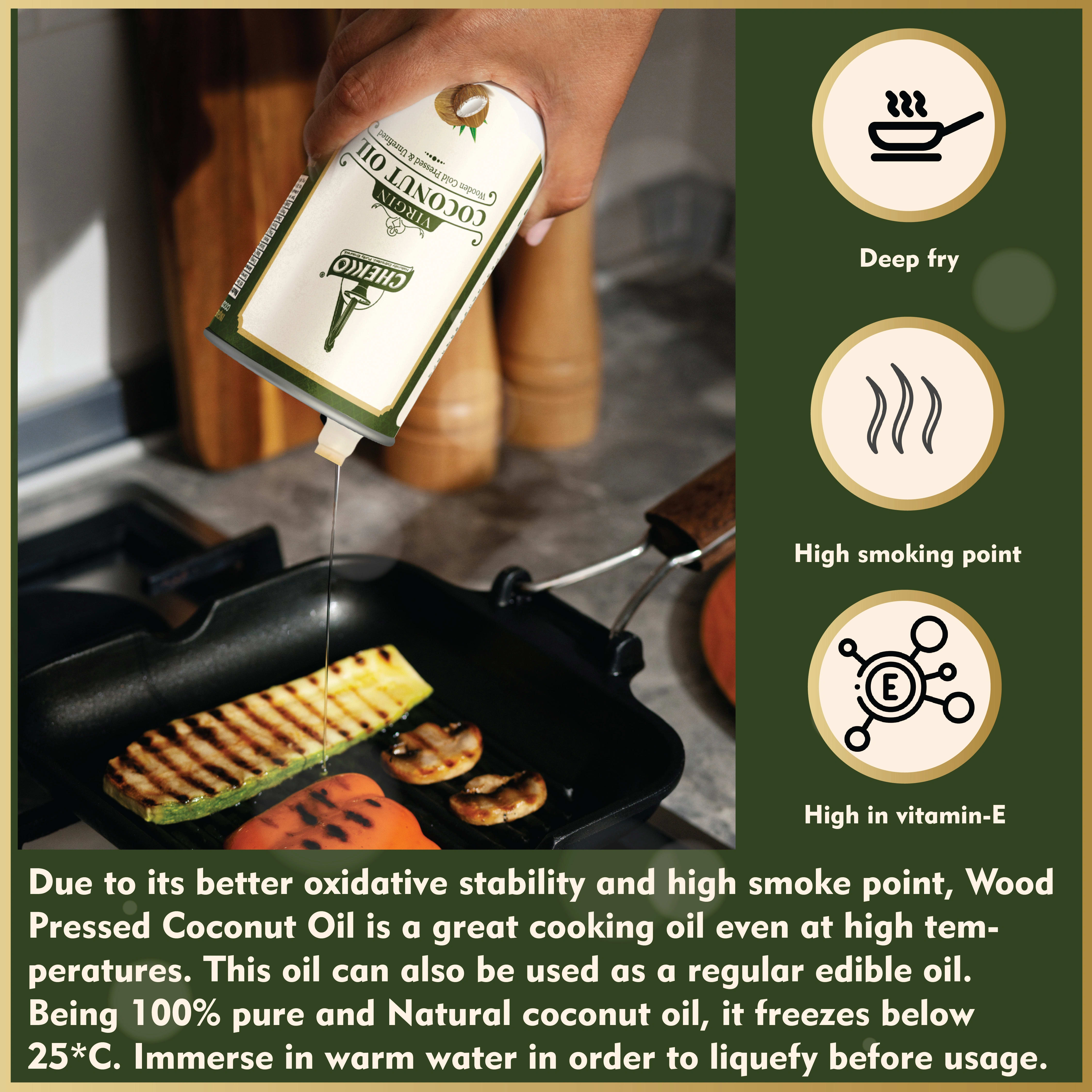 Chekko Cold Pressed Virgin Coconut Oil - Image 4