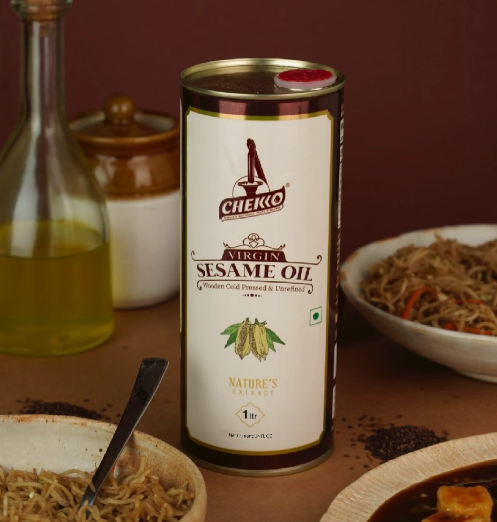 Chekko Cold Pressed Virgin Sesame Oil