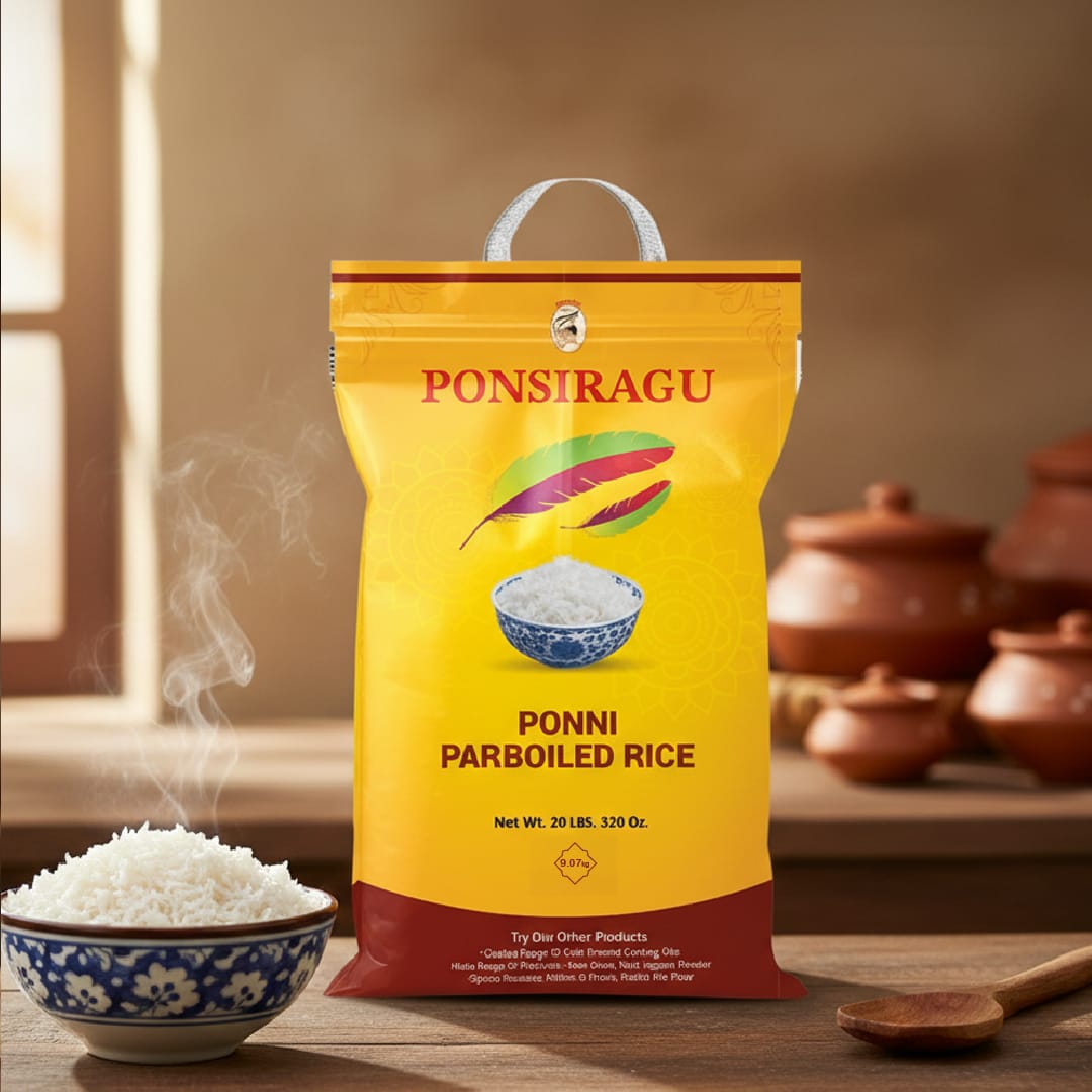 Ponsiragu ponni par boiled rice