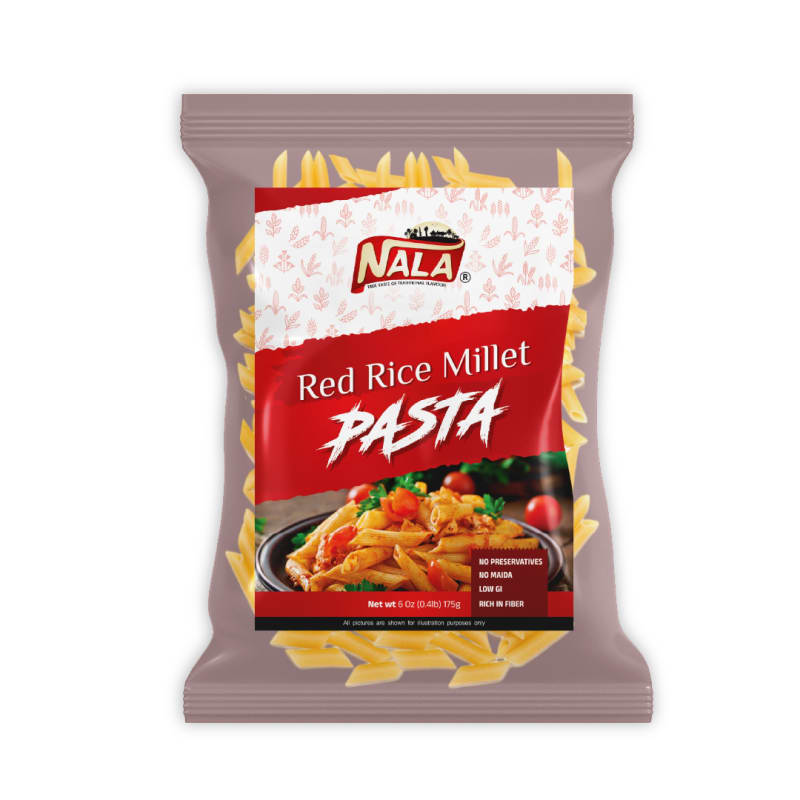 NALA RED RICE MILLET PASTA