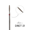 Фреза алмазная ТОРНАДО ЦИЛИНДР DRET 21 Nice for you красный
