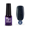 Світловідбивний гель-лак Mett Expert Flash №01 Графіт 7 г