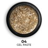 Гель-паста Mett Expert №004 Золото з вкрапленням срібних блискіток 5 г