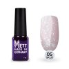 Камуфлювальна база Mett Expert SKLO base №05 Пудрово-рожева з бірюзовою та фіолетовою поталлю 7 г