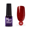 Гель-лак Mett Expert Sparkles collection №153 Темно-червоний з блискітками 7 г